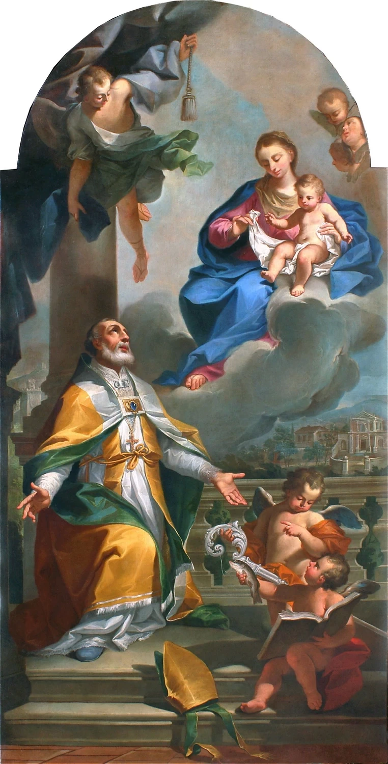 1-La Vergine col Bambino e San Zenone - Chiesa di San Zenone - Passirano (BS) - attribuito